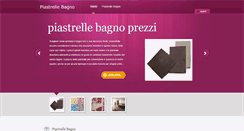 Desktop Screenshot of piastrellebagno.it