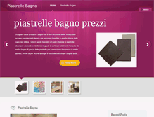 Tablet Screenshot of piastrellebagno.it